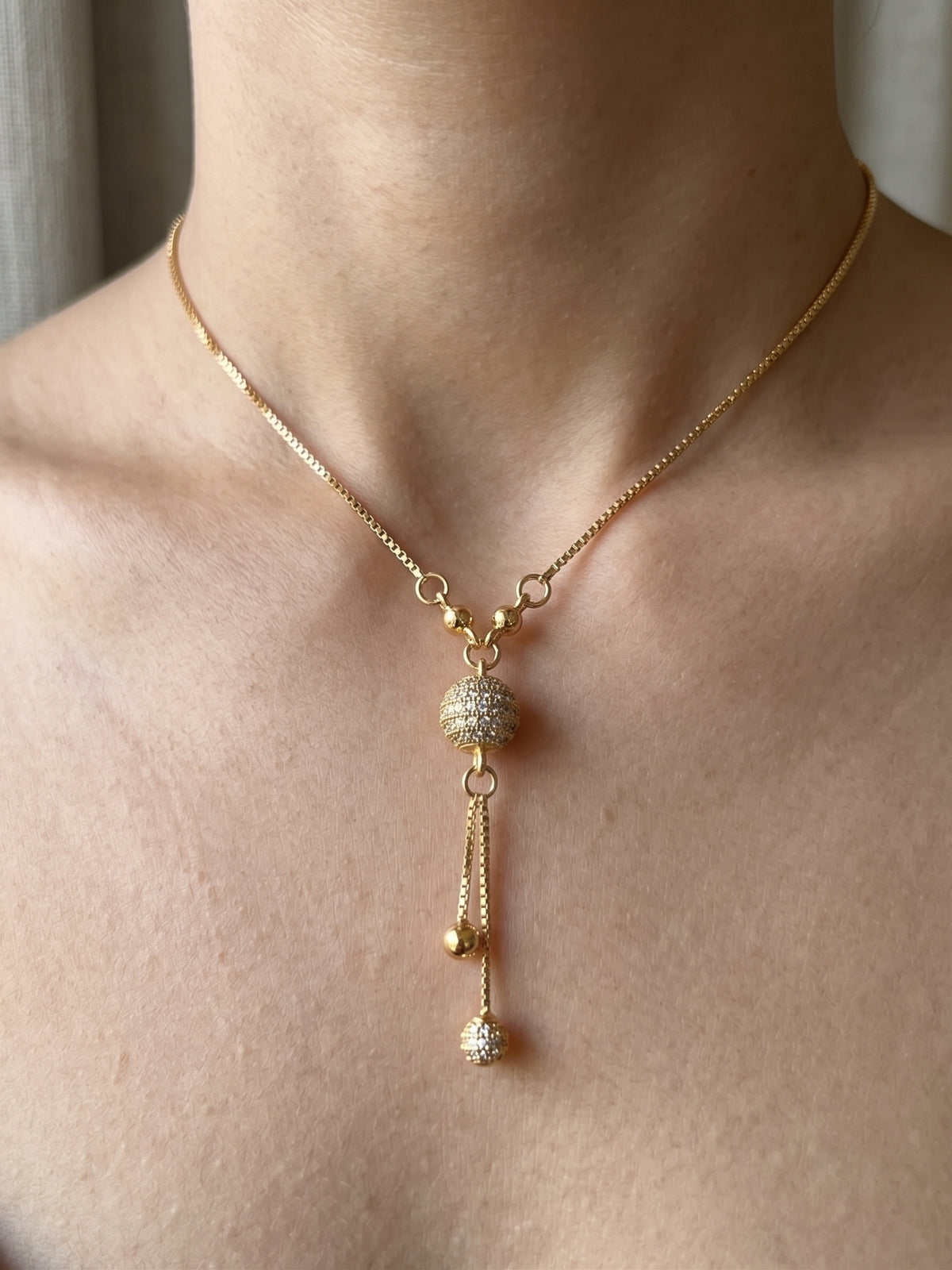 Ball Tassel Necklace