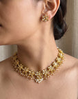 Kundan Floral Necklace Set